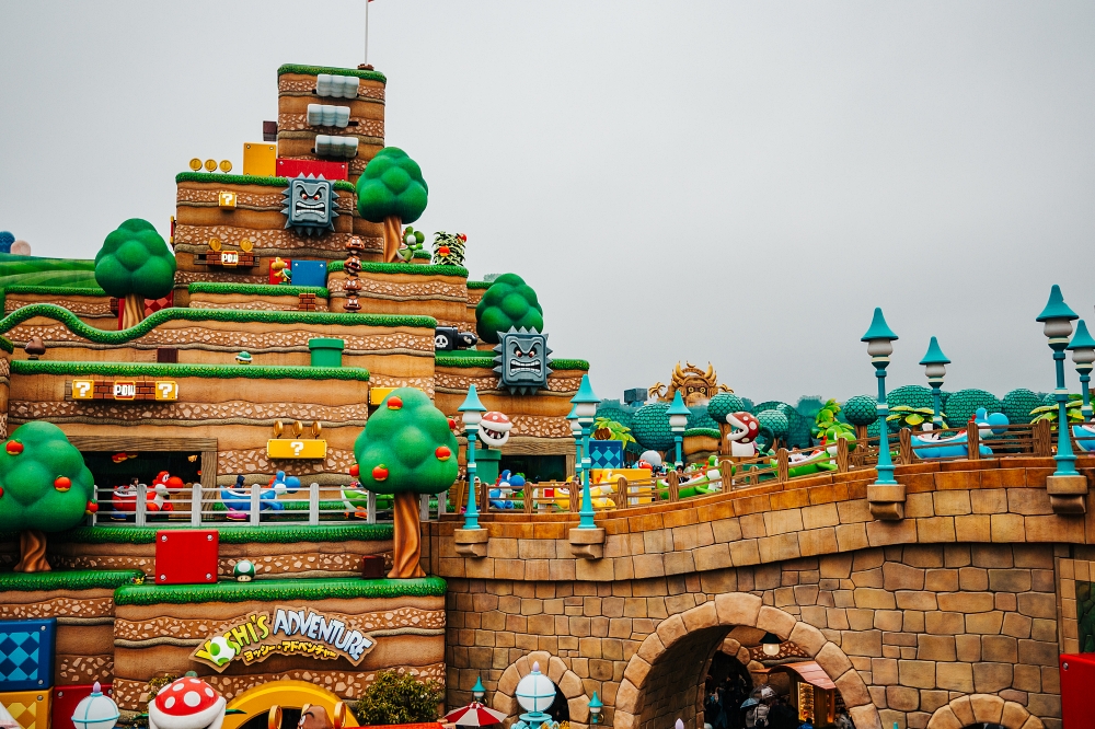 유니버셜 스튜디오 재팬 닌텐도월드 모습